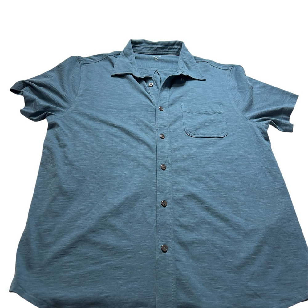 J. CREW Men's Blue Short Sleeve Shirt
